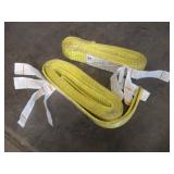 (2) 20FT POLYESTER SLINGS 3200 LB CAP