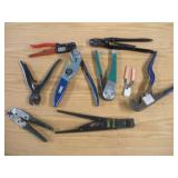 (9) ELECTRICAL CRIMP TOOLS