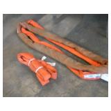 (3) 6FT POLYESTER SLINGS 42000LB CAP