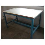 5FT HEAVY DUTY STEEL BASED WORK BENCH