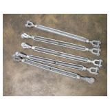 (5) 26IN TURNBUCKLES