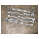 (5) 26IN TURNBUCKLES
