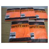 (5) *NEW* SAFTEY VESTS