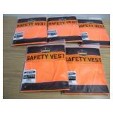 (5) *NEW* SAFTEY VESTS