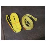 (2) 12FT POLYESTER SLINGS 8800 LB CAP