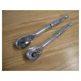 HUSKEY AND WESTWARD 1/2 IN DRIVE RATCHETS