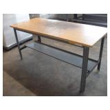 6FT WORK SMART METAL FRAMED WORK BENCH W/