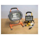 2 HALOGEN WORK LIGHTS