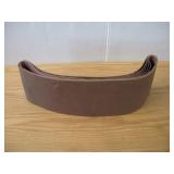 (6) 3M  6IN X 48IN SANDING BELTS 100 GRIT