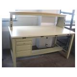 6FT METAL FRAMED WORK STATION W/