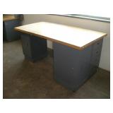 6FT BUTCHER BLOCK TOP WORK STATION