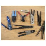 (9) ELECTRICAL CRIMP TOOLS