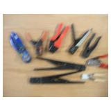 (9) ELECTRICAL CRIMP TOOLS