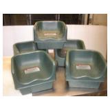 (5) PLASTIC BOOSTER SEATS