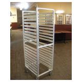 NEW AGE NSF ALUMINUM BAKERS RACK ON WHEELS