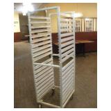 NEW AGE NSF ALUMINUM BAKERS RACK ON WHEELS