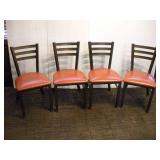 (4) STACKING DINING ROOM CHAIRS