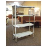 METRO MAX NSF COMMERCIAL SHELVES ON WHEELS