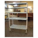 METRO MAX NSF COMMERCIAL SHELVES ON WHEELS