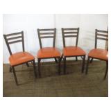 (4) STACKING DINING ROOM CHAIRS