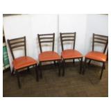 (4) STACKING DINING ROOM CHAIRS