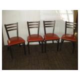 (4) STACKING DINING ROOM CHAIRS