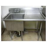 STAINLESS STEEL COMMERCIAL SINK 48X29X44