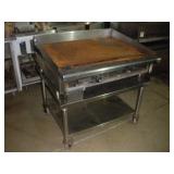 COMMERCIAL GAS GRIDDLE 37X32X11 W/ STAINLESS