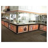 DESERT BAR W/ CORIAN AND STAINLESS STEEL TOP