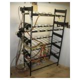 SODA FOUNTAIN SYRUP RACK 42X18X68