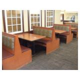 (4) BOOTH SECTIONS W/