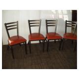 (4) STACKING DINING ROOM CHAIRS