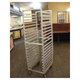 NEW AGE NSF ALUMINUM BAKERS RACK ON WHEELS