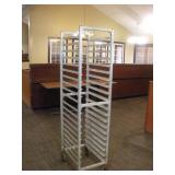 NEW AGE NSF ALUMINUM BAKERS RACK ON WHEELS