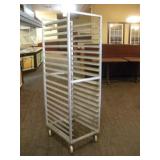 NEW AGE NSF ALUMINUM BAKERS RACK ON WHEELS