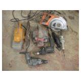 POWER TOOLS SANDER SAW AND DRILLS