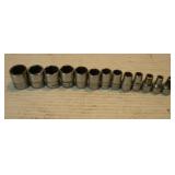 SNAPON 1/4 IN DRIVE METRIC SOCKET SET