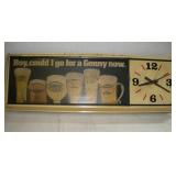 VINTAGE GENESEE PLASTIC CLOCK