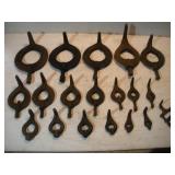 W.G. LECOUNT LATHE DOG SET