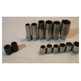 SNAPON 3/8 DRIVE ASSORTED SOCKETS
