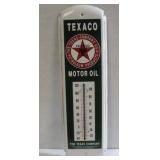 TEXACO 17IN METAL THERMOMETER