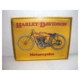 HARLEY DAVIDSON METAL SIGN 14X11