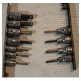 SNAPON 1/4 AND 3/8 DRIVE SAE HEX SOCKETS