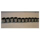 PROTO 1/2 IN DRIVE METRIC SOCKET SET