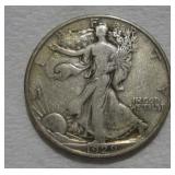 1929 (D) WALKING LIBERTY SILVER HALF DOLLAR
