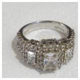 STERLING SILVER RING (SIZE- 7 3/4)