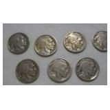 (7) BUFFALO NICKELS