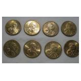 (8) SACAGAWEA DOLLAR COINS