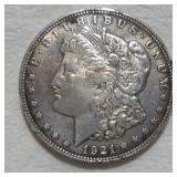 1921 (D) MORGAN SILVER DOLLAR