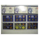 2001 - 2002 AND 2004 PROOF SETS